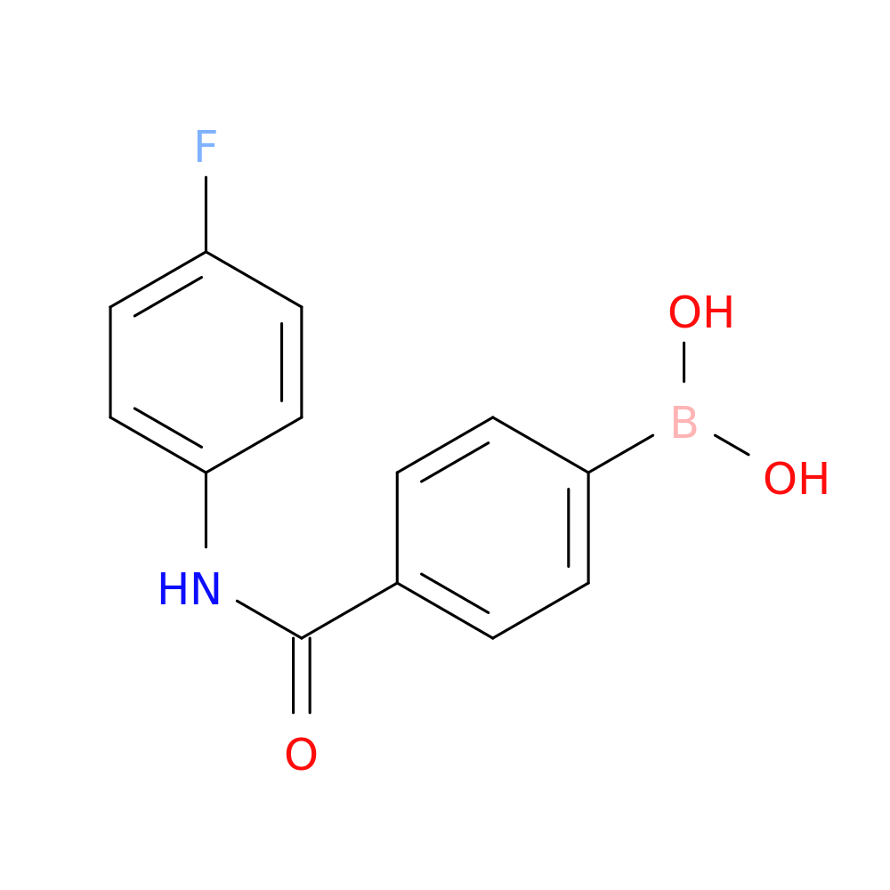 (4-((4-Fluorophenyl)carbamoyl)phenyl)boronic acid
