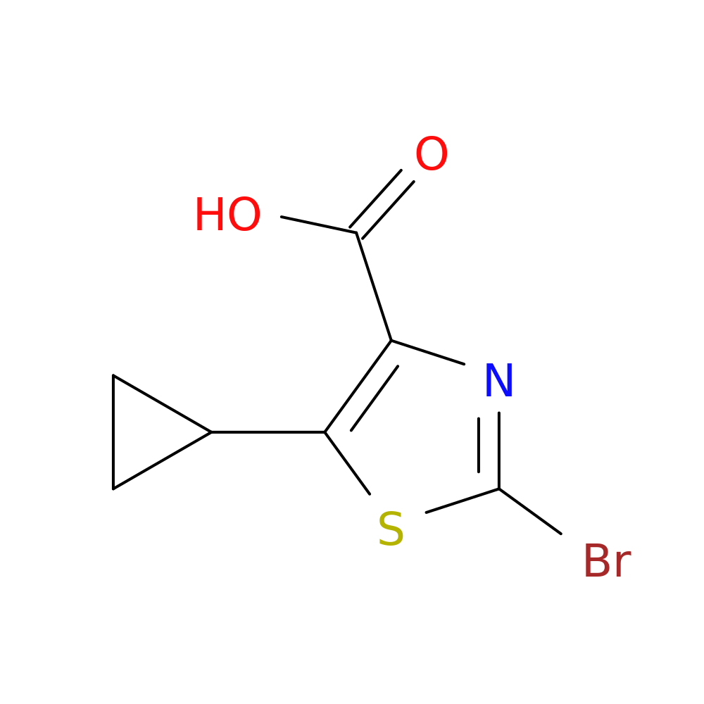 2-Bromo-5-cyclopropyl-1,3-thiazole-4-carboxylic acid