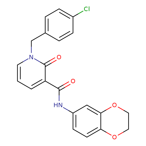 1-[(4-chlorophenyl)methyl]-N-(2,3-dihydro-1,4-benzodioxin-6-yl)-2-oxo-1,2-dihydropyridine-3-carboxamide