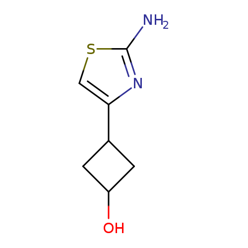 3-(2-amino-1,3-thiazol-4-yl)cyclobutan-1-ol, Mixture of diastereomers