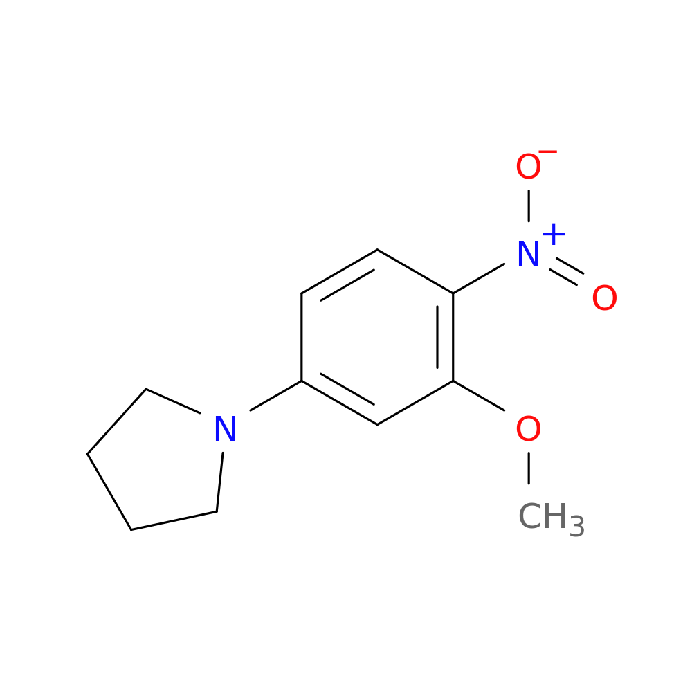 1-(3-Methoxy-4-nitrophenyl)pyrrolidine
