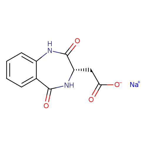 sodium 2-[(3S)-2,5-dioxo-2,3,4,5-tetrahydro-1H-1,4-benzodiazepin-3-yl]acetate