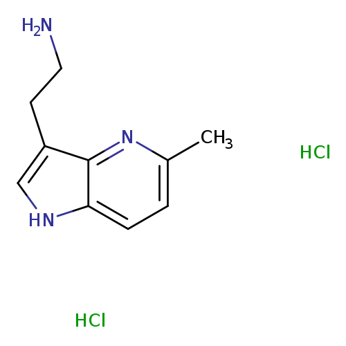 2-{5-methyl-1H-pyrrolo[3,2-b]pyridin-3-yl}ethan-1-amine dihydrochloride