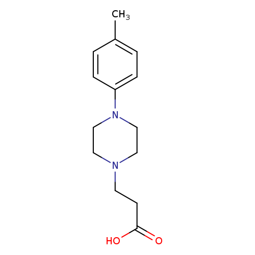 3-[4-(4-methylphenyl)piperazin-1-yl]propanoicacid