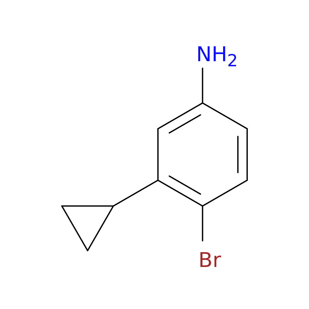 4-Bromo-3-cyclopropylaniline