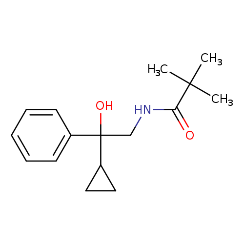 N-(2-cyclopropyl-2-hydroxy-2-phenylethyl)-2,2-dimethylpropanamide