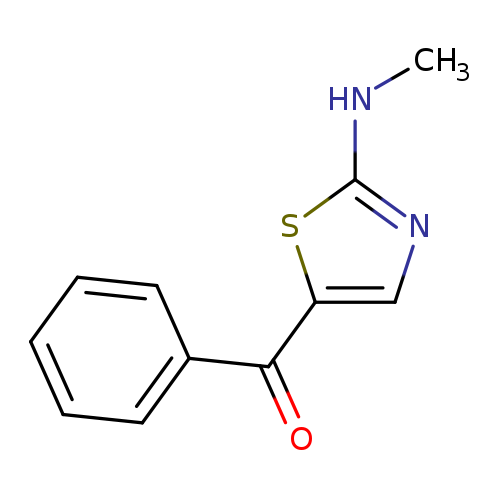 5-benzoyl-N-methyl-1,3-thiazol-2-amine