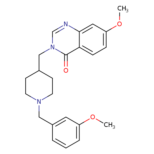 7-methoxy-3-({1-[(3-methoxyphenyl)methyl]piperidin-4-yl}methyl)-3,4-dihydroquinazolin-4-one
