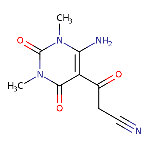 3-(6-Amino-1,3-dimethyl-2,4-dioxo-1,2,3,4-tetrahydropyrimidin-5-yl)-3-oxopropanenitrile