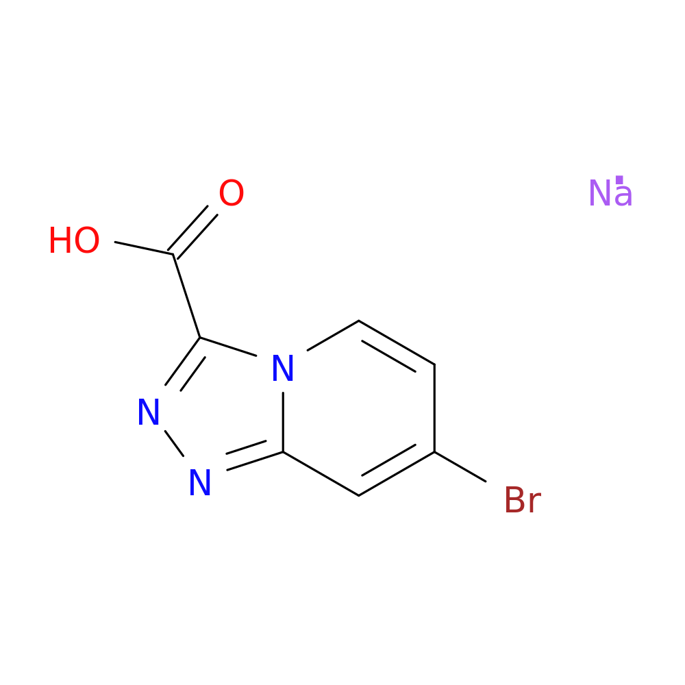 7-bromo-[1,2,4]triazolo[4,3-a]pyridine-3-carboxylic acid sodium salt