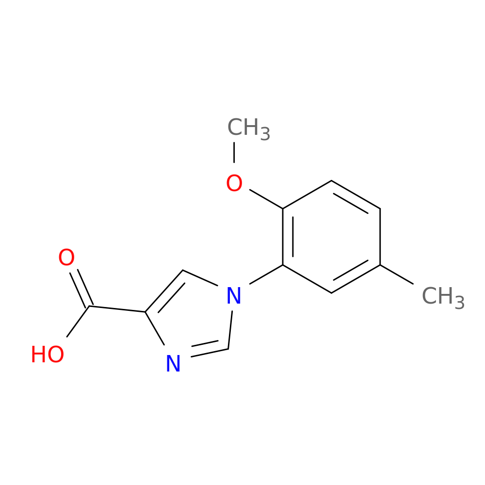 1-(2-methoxy-5-methylphenyl)-1H-imidazole-4-carboxylic acid