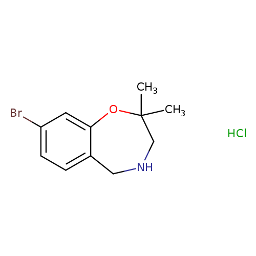 8-bromo-2,2-dimethyl-2,3,4,5-tetrahydro-1,4-benzoxazepine hydrochloride