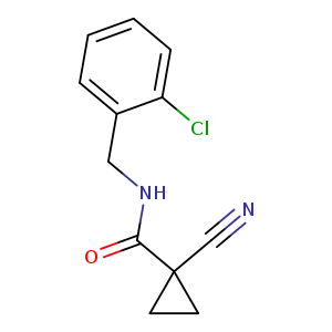 N-[(2-Chlorophenyl)methyl]-1-cyanocyclopropane-1-carboxamide