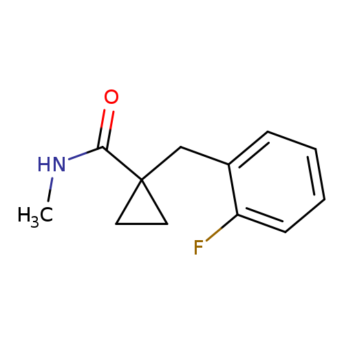 1-[(2-fluorophenyl)methyl]-N-methylcyclopropane-1-carboxamide