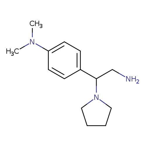 [4-(2-Amino-1-pyrrolidin-1-ylethyl)phenyl]dimethylamine