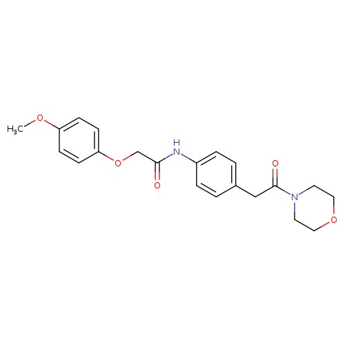 2-(4-methoxyphenoxy)-N-{4-[2-(morpholin-4-yl)-2-oxoethyl]phenyl}acetamide