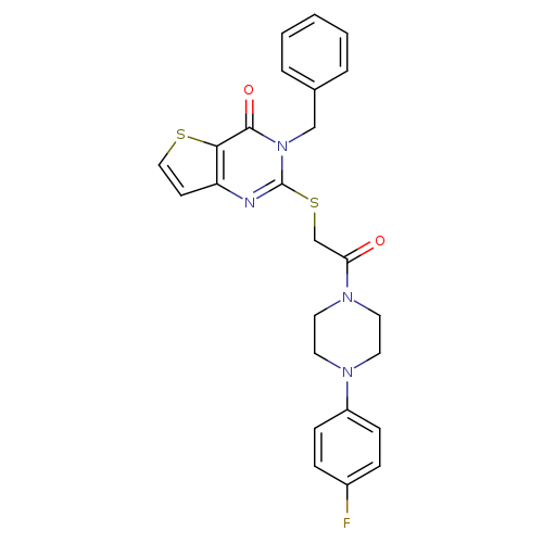 3-benzyl-2-({2-[4-(4-fluorophenyl)piperazin-1-yl]-2-oxoethyl}sulfanyl)-3H,4H-thieno[3,2-d]pyrimidin-4-one