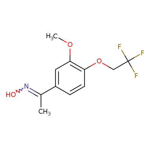 N-{1-[3-methoxy-4-(2,2,2-trifluoroethoxy)phenyl]ethylidene}hydroxylamine
