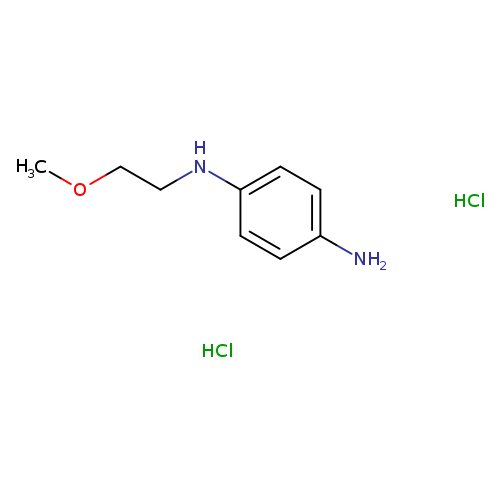 N-(2-methoxyethyl)benzene-1,4-diamine dihydrochloride