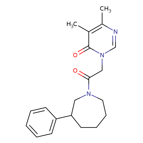 5,6-dimethyl-3-[2-oxo-2-(3-phenylazepan-1-yl)ethyl]-3,4-dihydropyrimidin-4-one