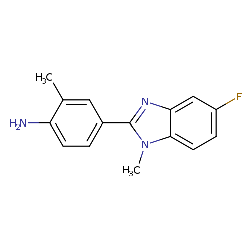 4-(5-fluoro-1-methyl-1H-1,3-benzodiazol-2-yl)-2-methylaniline