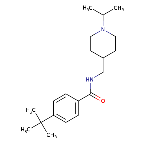4-tert-butyl-N-{[1-(propan-2-yl)piperidin-4-yl]methyl}benzamide