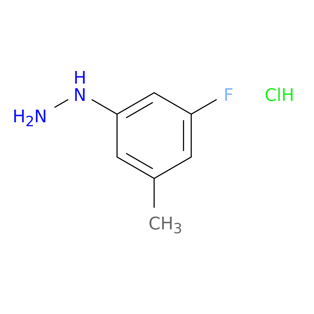 (3-fluoro-5-methylphenyl)hydrazine hydrochloride