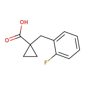 1-[(2-fluorophenyl)methyl]cyclopropane-1-carboxylic acid