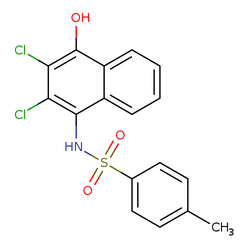 N-(2,3-dichloro-4-hydroxynaphthalen-1-yl)-4-methylbenzene-1-sulfonamide