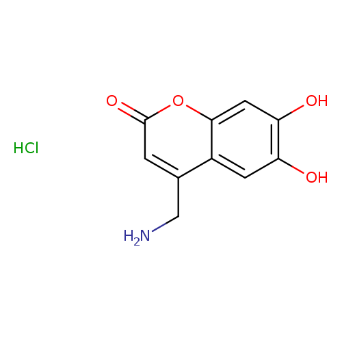 4-(aminomethyl)-6,7-dihydroxy-2H-chromen-2-onehydrochloride