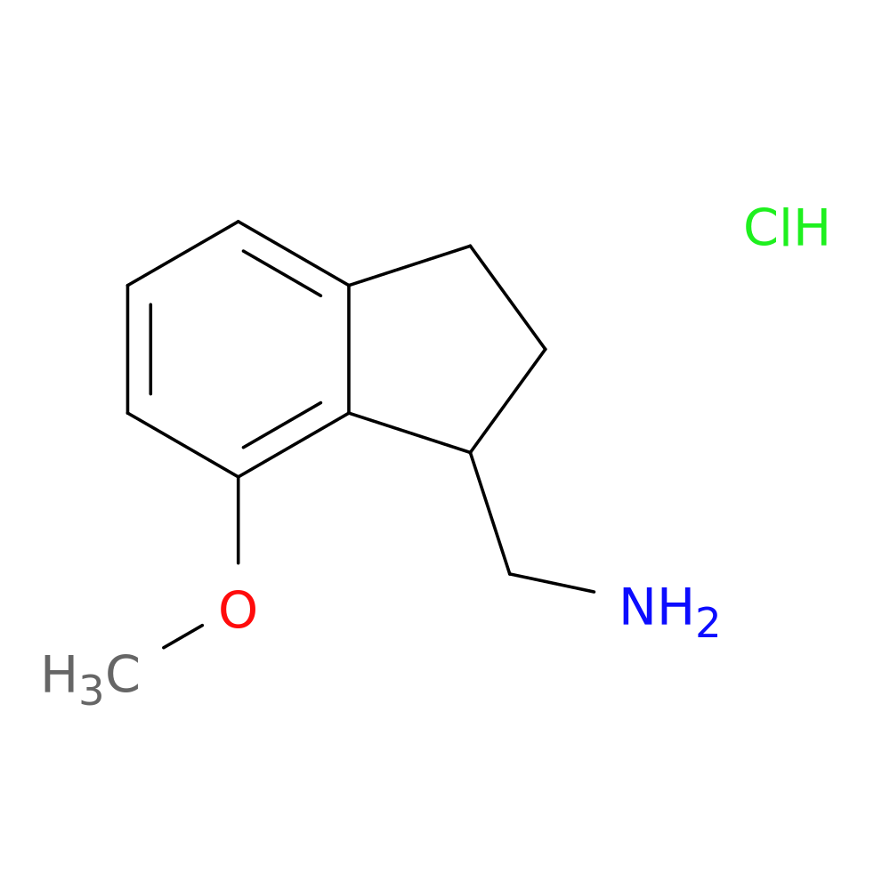 1-(7-methoxy-2,3-dihydro-1H-inden-1-yl)methanamine hydrochloride