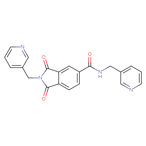 1,3-dioxo-N,2-bis(3-pyridinylmethyl)-5-isoindolinecarboxamide