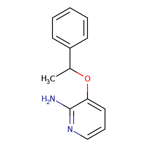 3-(1-phenylethoxy)pyridin-2-amine