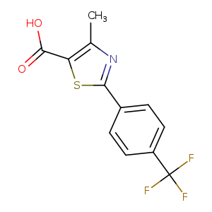 4-Methyl-2-(4-(trifluoromethyl)phenyl)thiazole-5-carboxylic acid