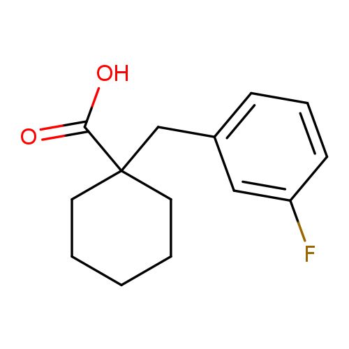 1-[(3-fluorophenyl)methyl]cyclohexane-1-carboxylic acid