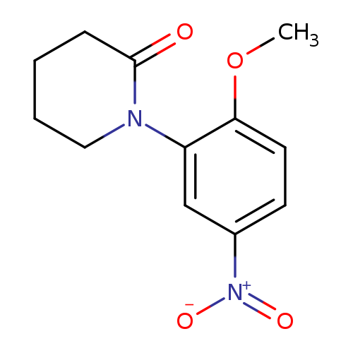 1-(2-methoxy-5-nitrophenyl)piperidin-2-one