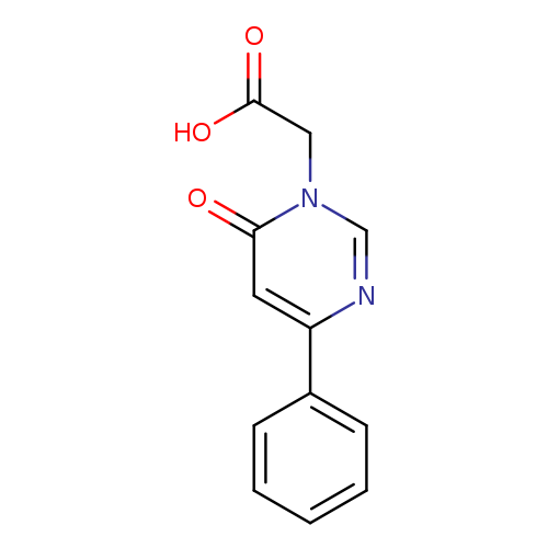 2-(6-oxo-4-phenyl-1,6-dihydropyrimidin-1-yl)acetic acid