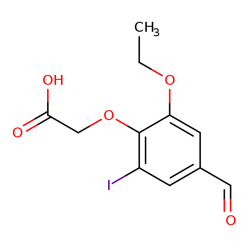 (2-ethoxy-4-formyl-6-iodophenoxy)acetic acid