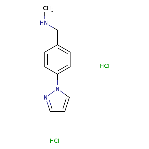 N-Methyl-1-[4-(1H-pyrazol-1-yl)phenyl]methanamine diHCl