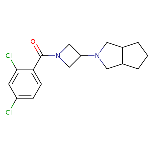 1-(2,4-dichlorobenzoyl)-3-{octahydrocyclopenta[c]pyrrol-2-yl}azetidine