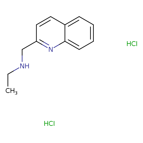 ethyl(quinolin-2-ylmethyl)amine dihydrochloride