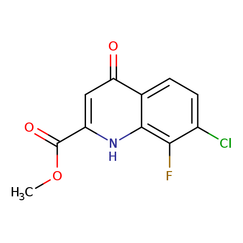 Methyl 7-chloro-8-fluoro-4-hydroxyquinoline-2-carboxylate