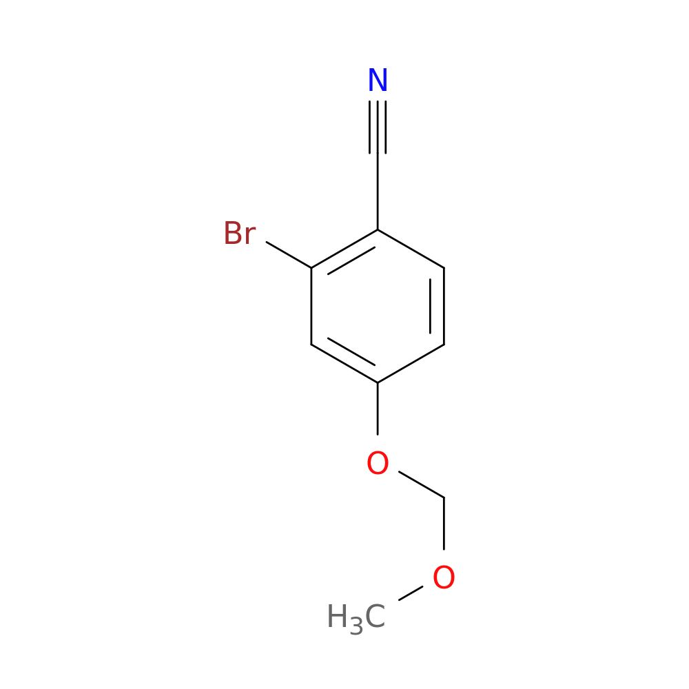 2-bromo-4-(methoxymethoxy)benzonitrile
