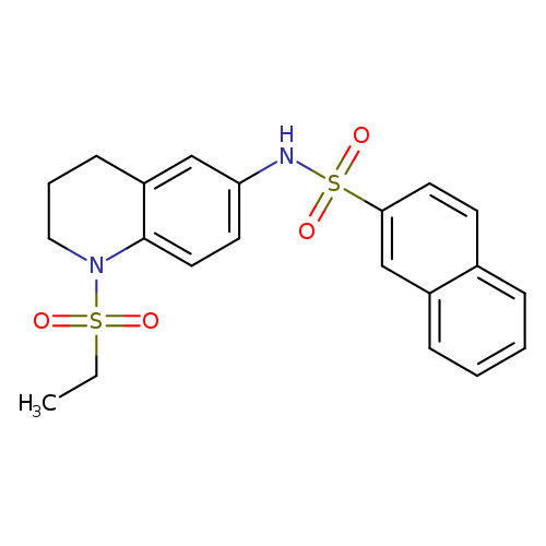 N-[1-(ethanesulfonyl)-1,2,3,4-tetrahydroquinolin-6-yl]naphthalene-2-sulfonamide