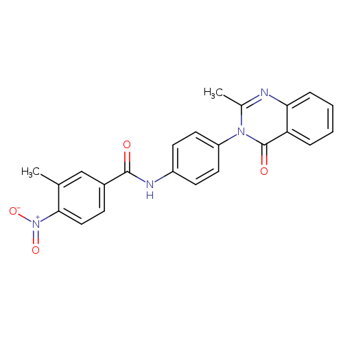 3-methyl-N-[4-(2-methyl-4-oxo-3,4-dihydroquinazolin-3-yl)phenyl]-4-nitrobenzamide
