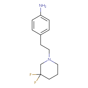 4-[2-(3,3-Difluoro-piperidin-1-yl)-ethyl]-phenylamine