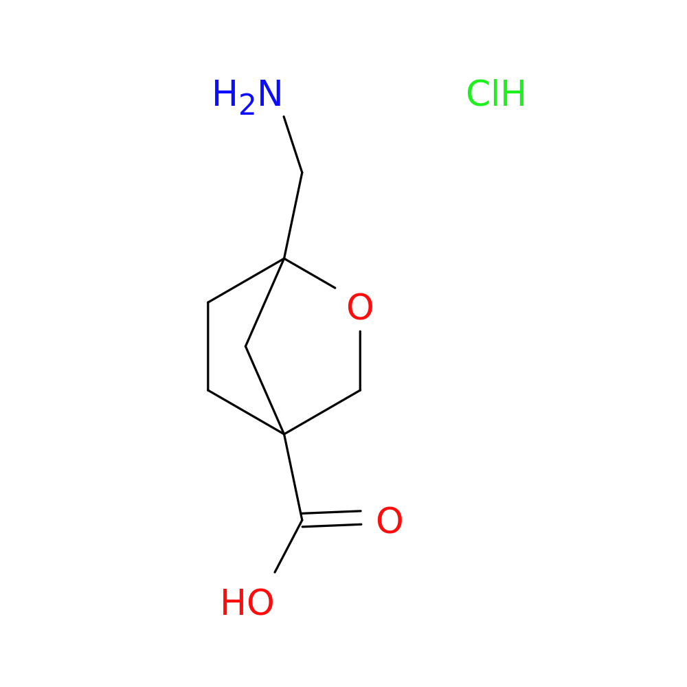 1-(aminomethyl)-2-oxabicyclo[2.2.1]heptane-4-carboxylic acid hydrochloride