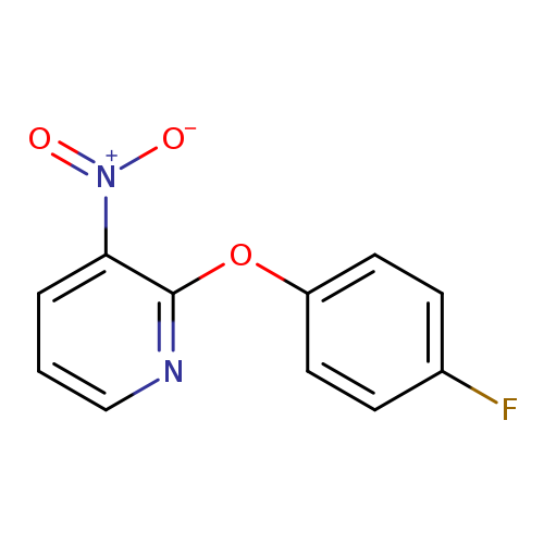 2-(4-Fluorophenoxy)-3-nitropyridine