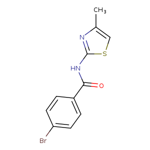 4-Bromo-n-(4-methyl-1,3-thiazol-2-yl)benzamide