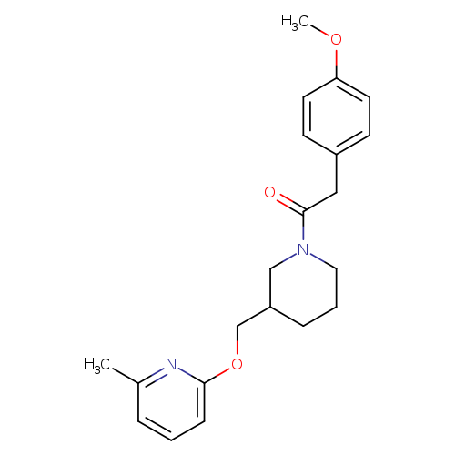 2-(4-methoxyphenyl)-1-(3-{[(6-methylpyridin-2-yl)oxy]methyl}piperidin-1-yl)ethan-1-one